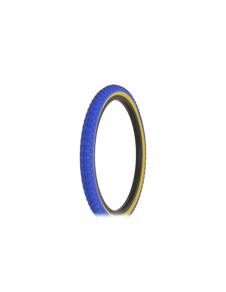 Tire 20 x 1.75 Blue/Gum Side Wall HF-143G.